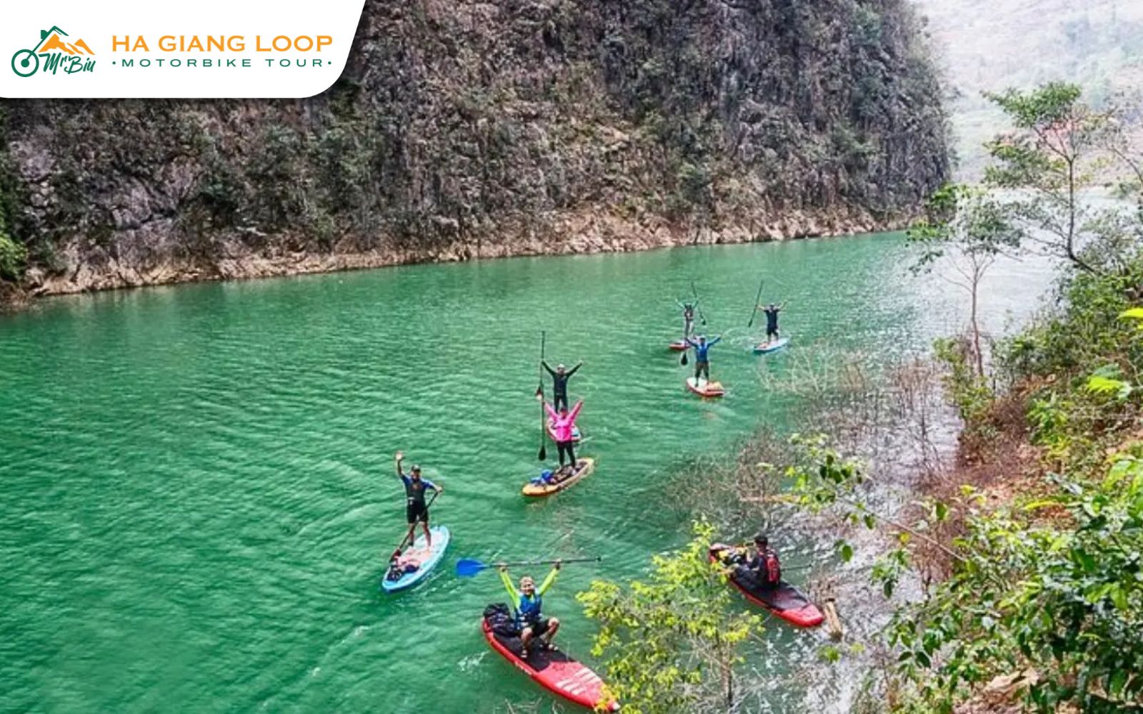 Discover the charm of kayaking on Nho Que River with stunning views and culture