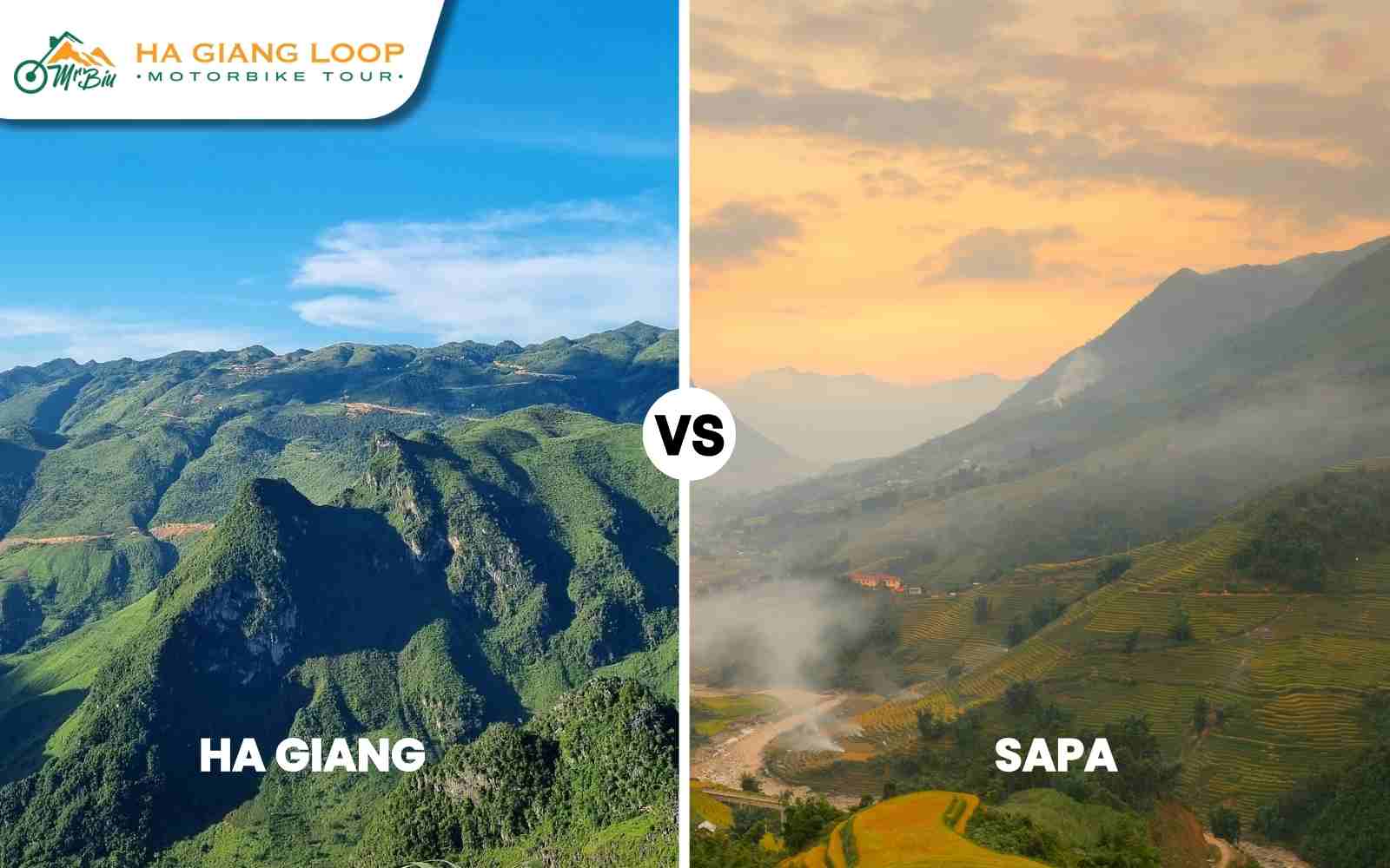 A comparison of Ha Giang vs Sapa
