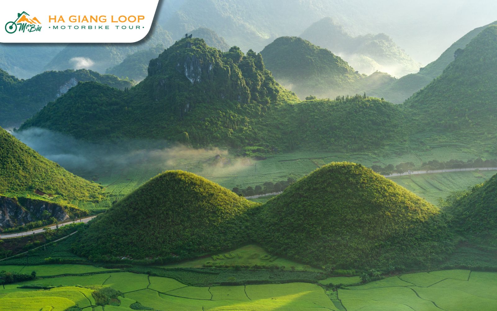 The Twin Mountains of Quan Ba, also known as 'Fairy Breasts,' are a charming destination in Ha Giang