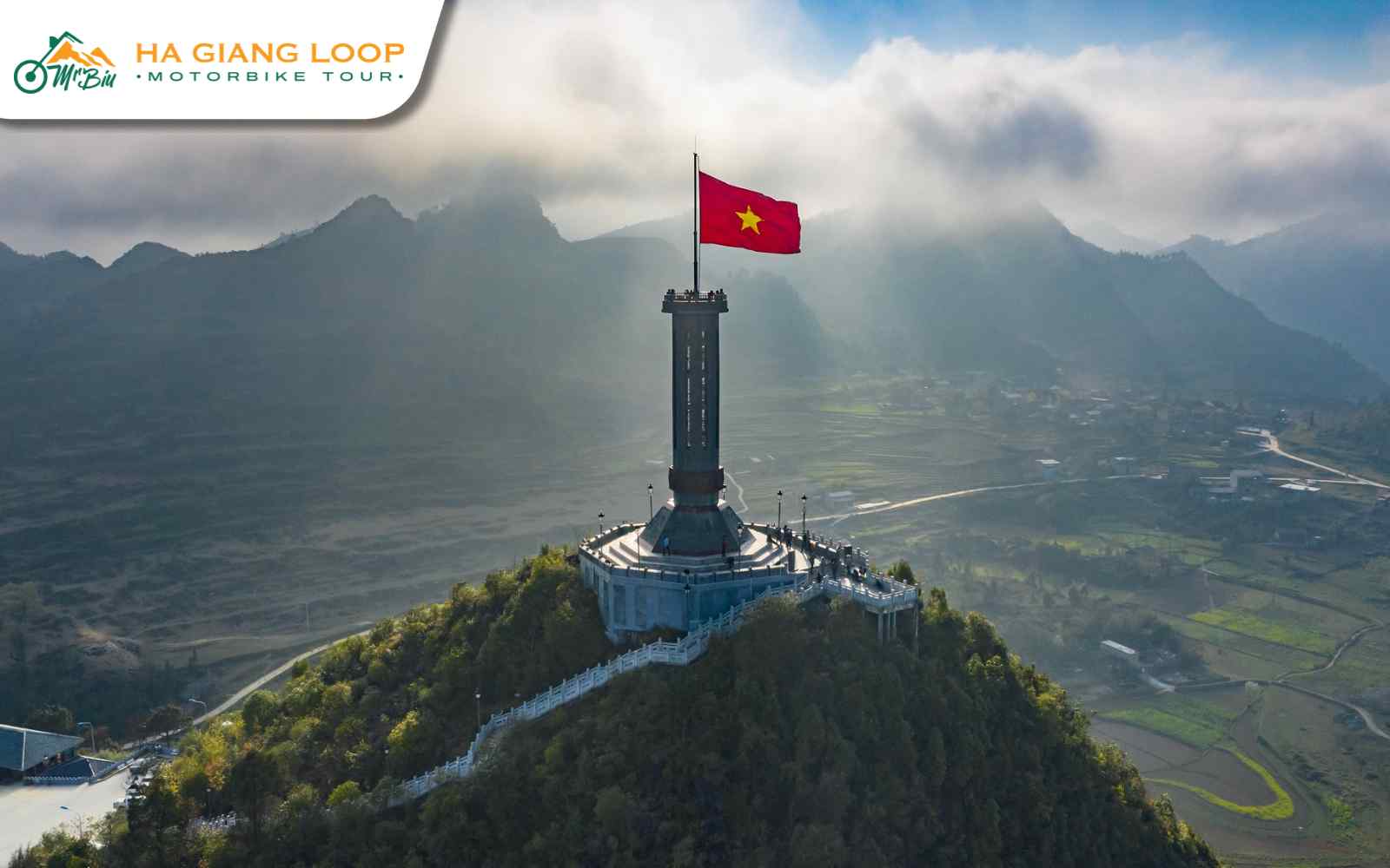 Camping in Ha Giang loop lets you sleep under the stars at Lung Cu Tower.