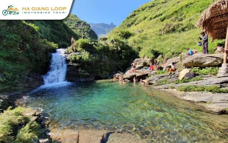 Du Gia is the Ha Giang Loop’s most tranquil waterfall 