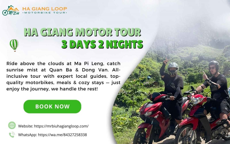 Ha Giang motorbike tour 3 days