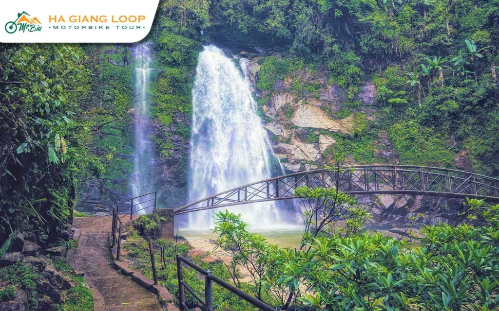 Where is Tien Waterfall positioned?