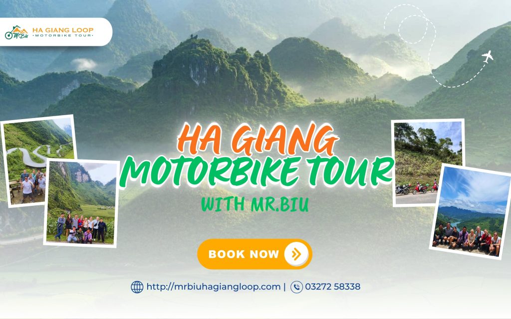 Book now Ha Giang Motorbike Tour of to experience the beauty of Tham Ma Pass