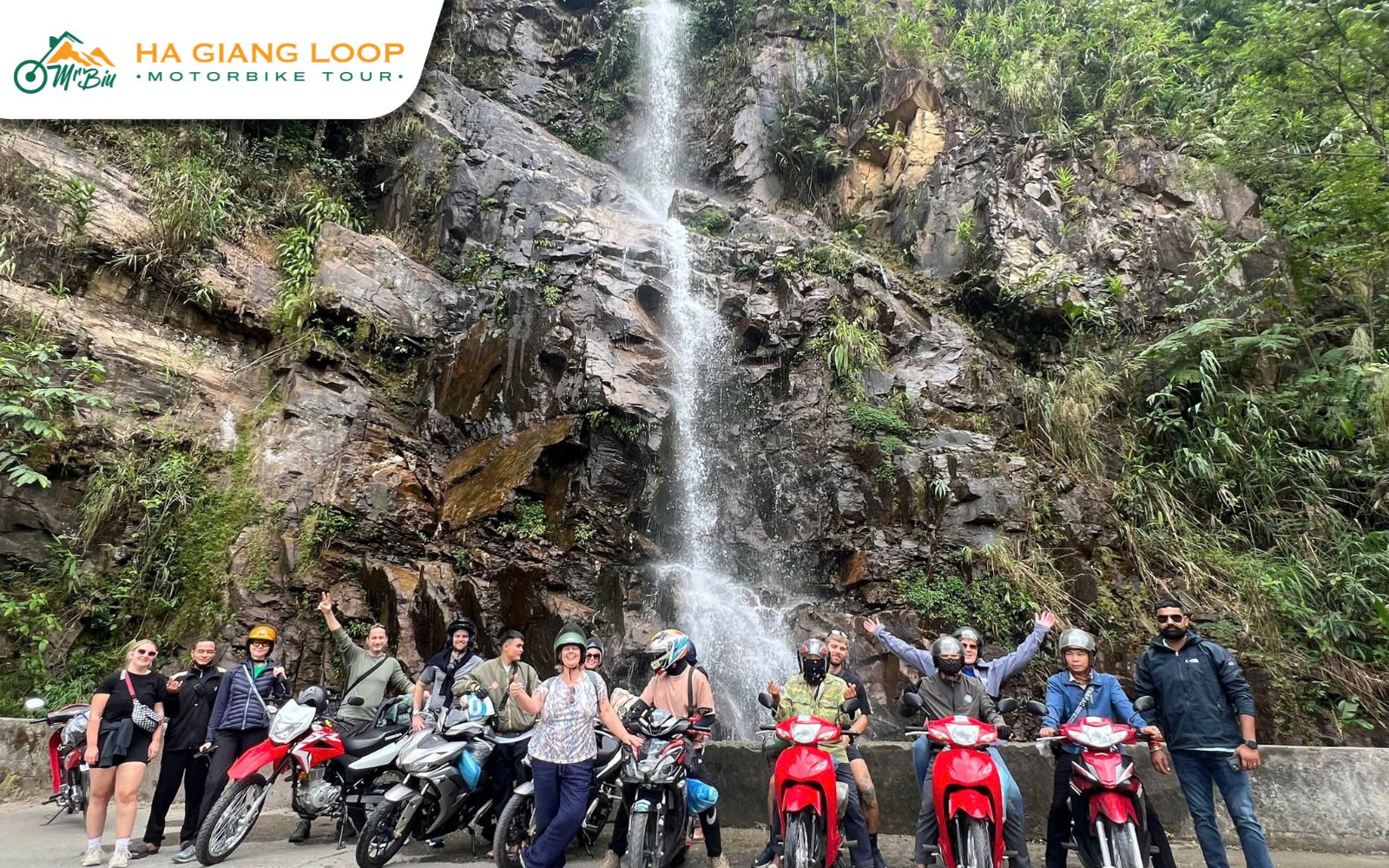 Mr. Biu is the best choice when traveling by motorbike to Ha Giang.