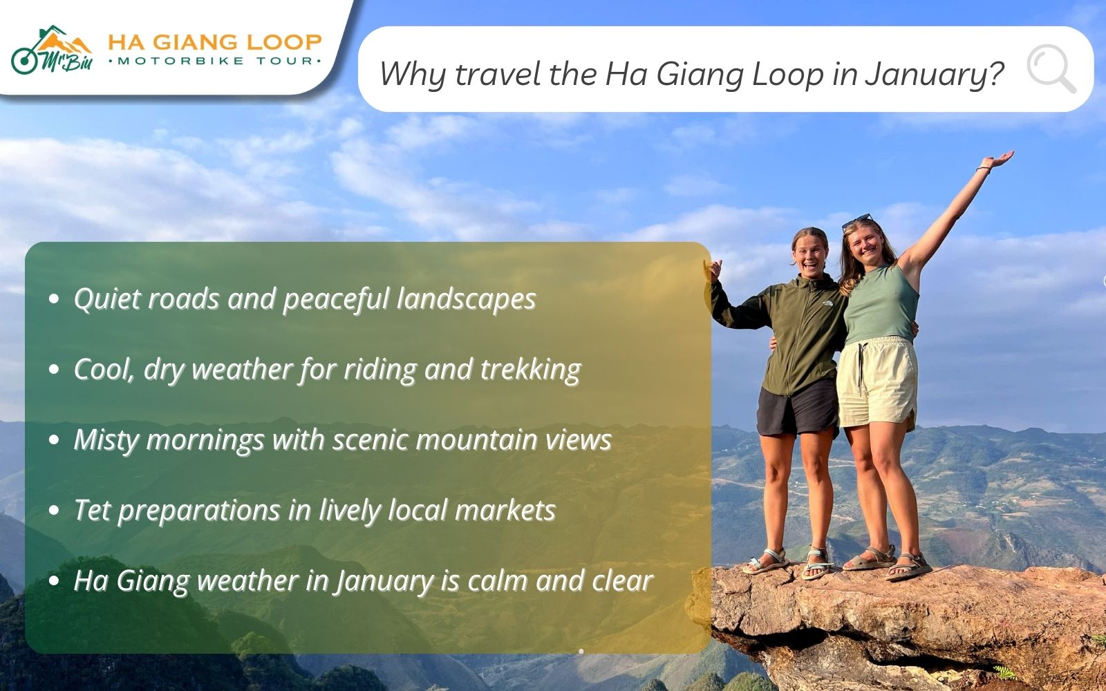 Is January a good time to do the Ha Giang Loop?