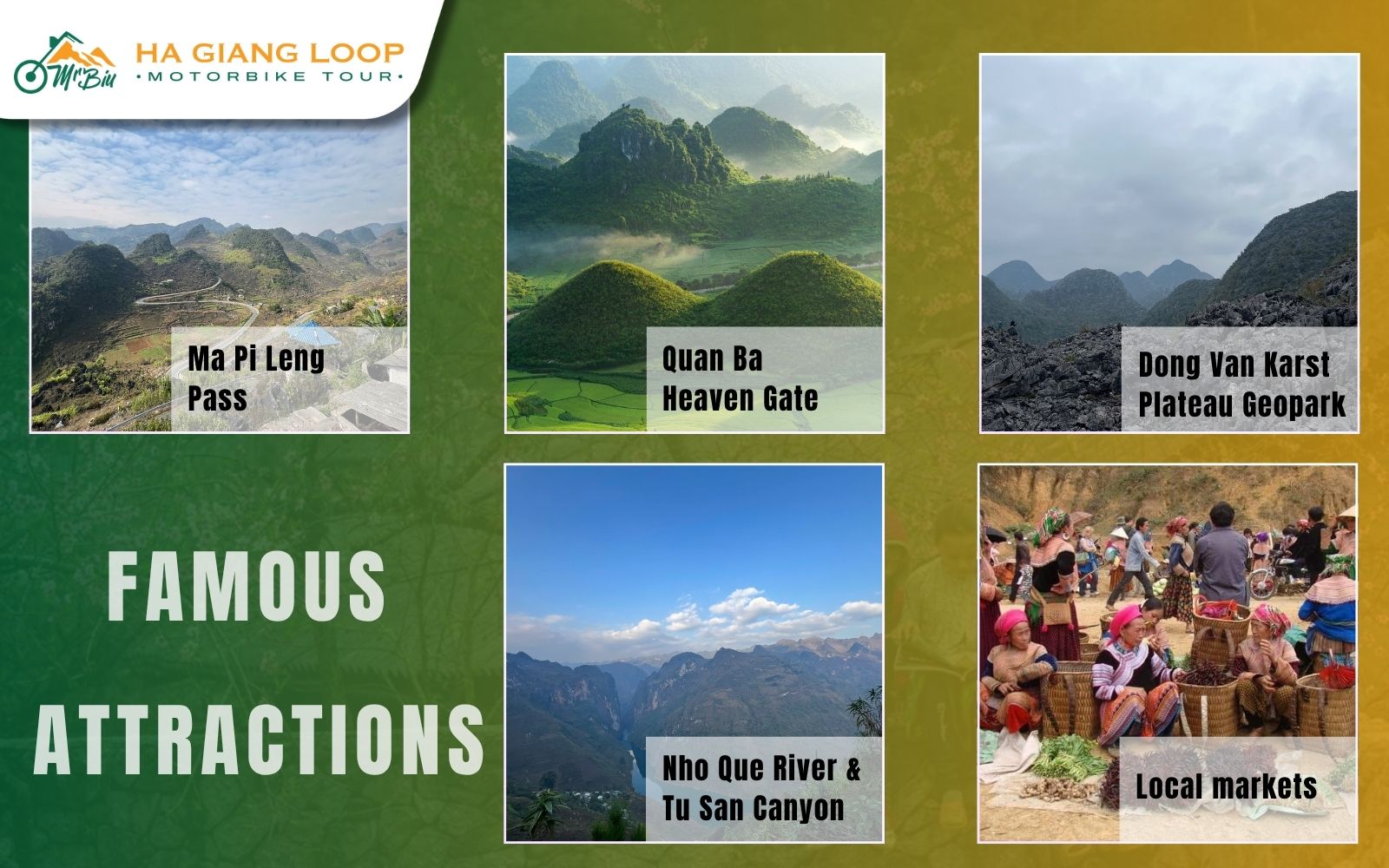 Visit famous Ha Giang attractions