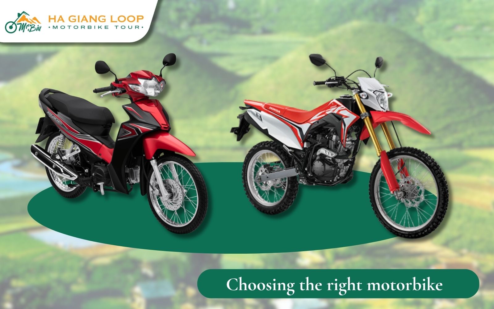 Choosing the right motorbike