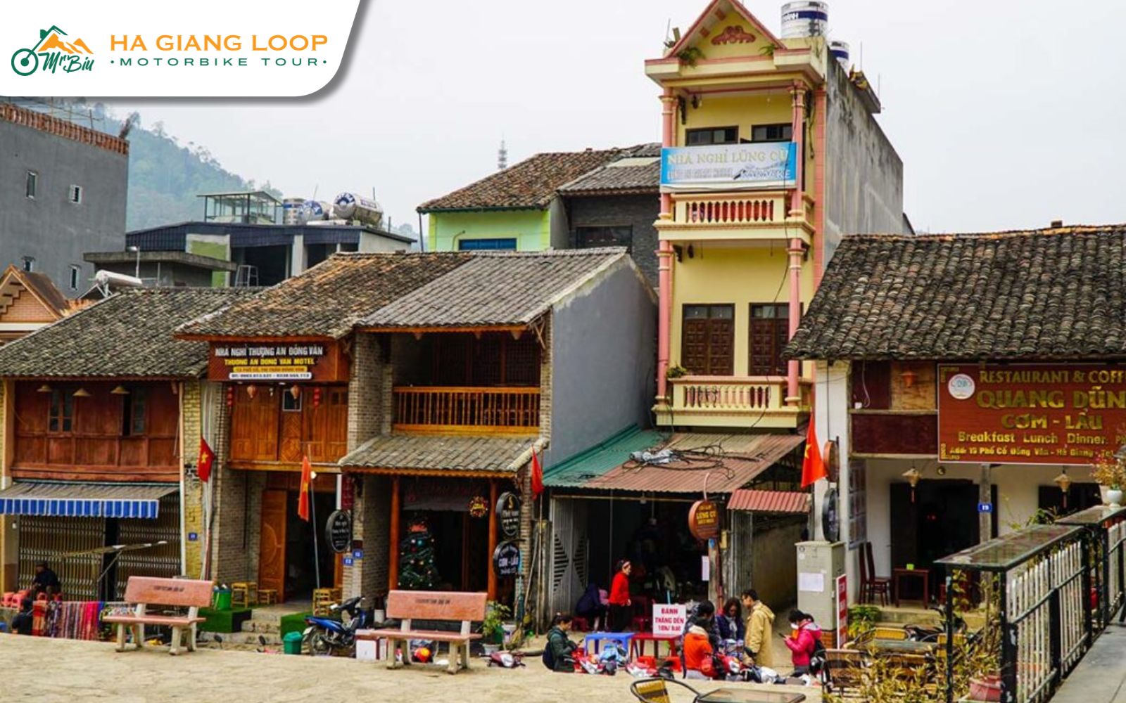 Explore Dong Van Ancient Town when riding Ha Giang Loop for couples