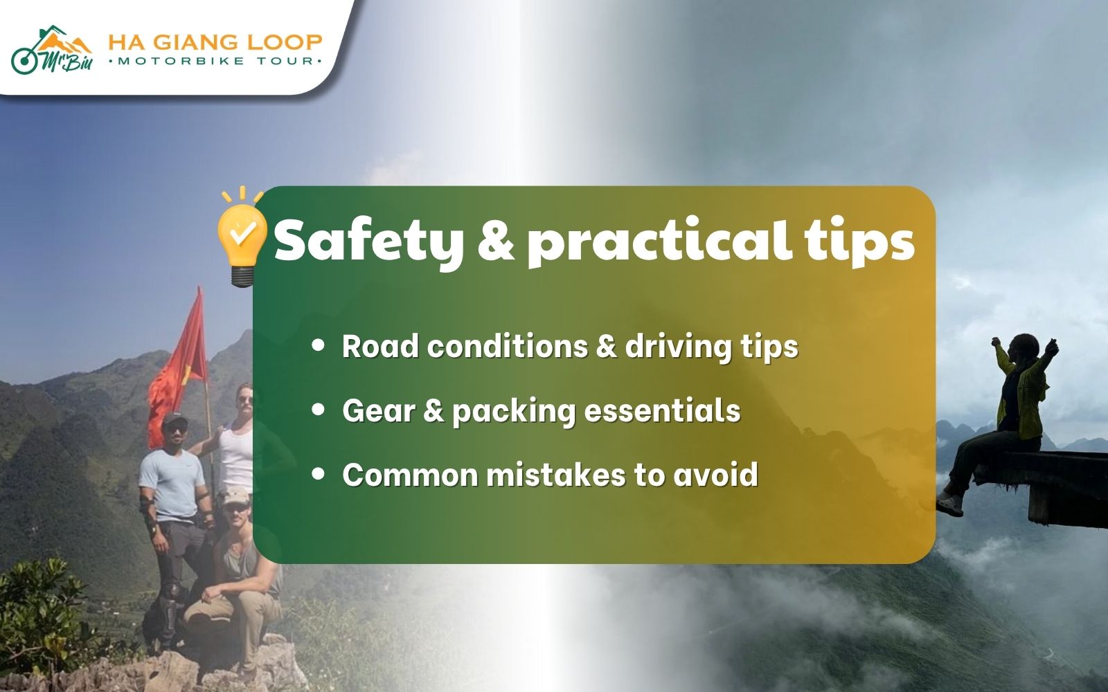 Safety & practical tips for beginners on the Ha Giang Loop route

