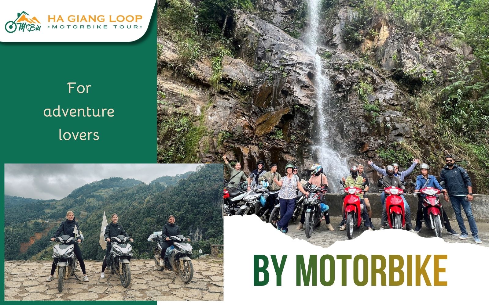 By motorbike – For adventure lovers