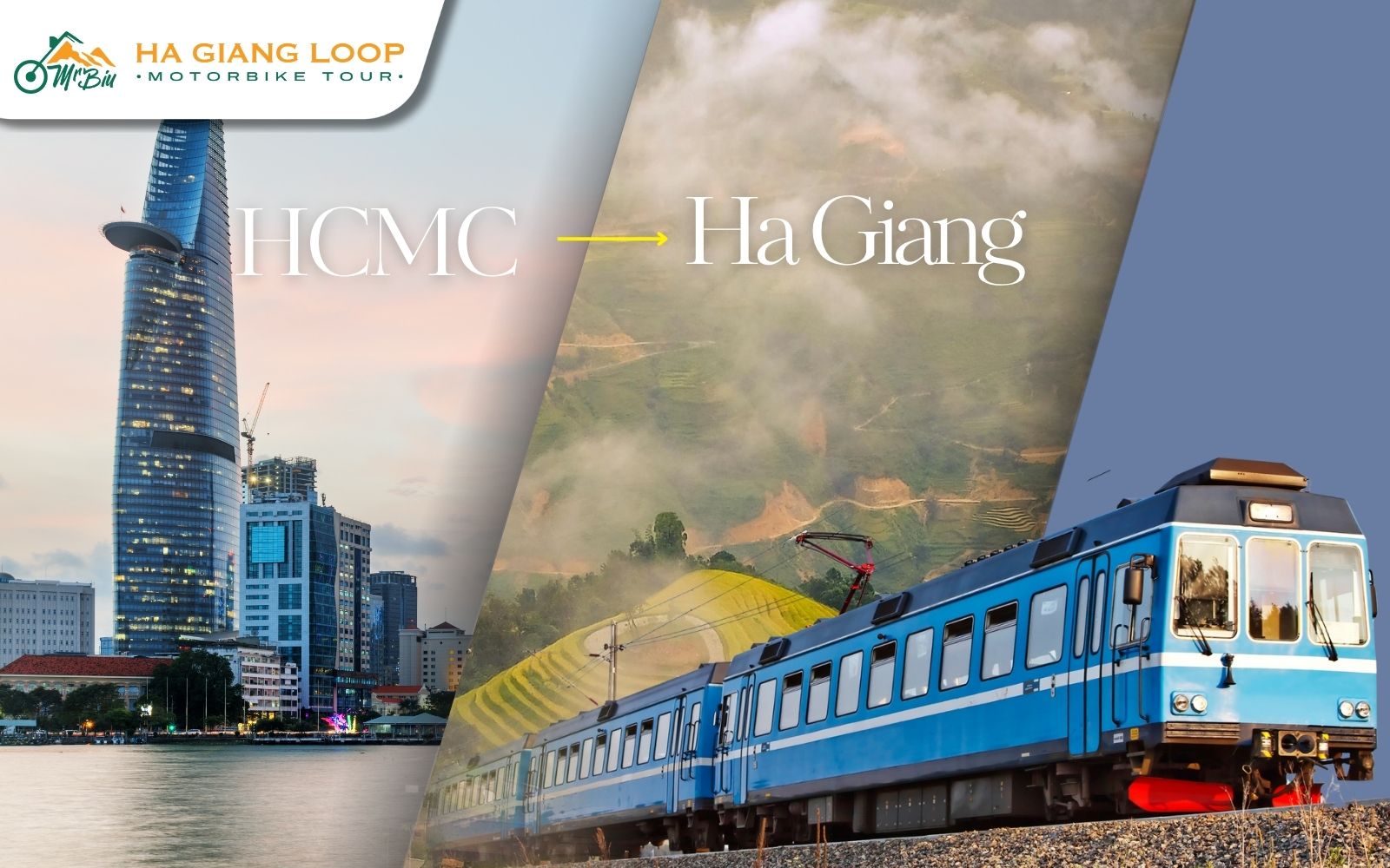 How to get from Ho Chi Minh to Ha Giang by train