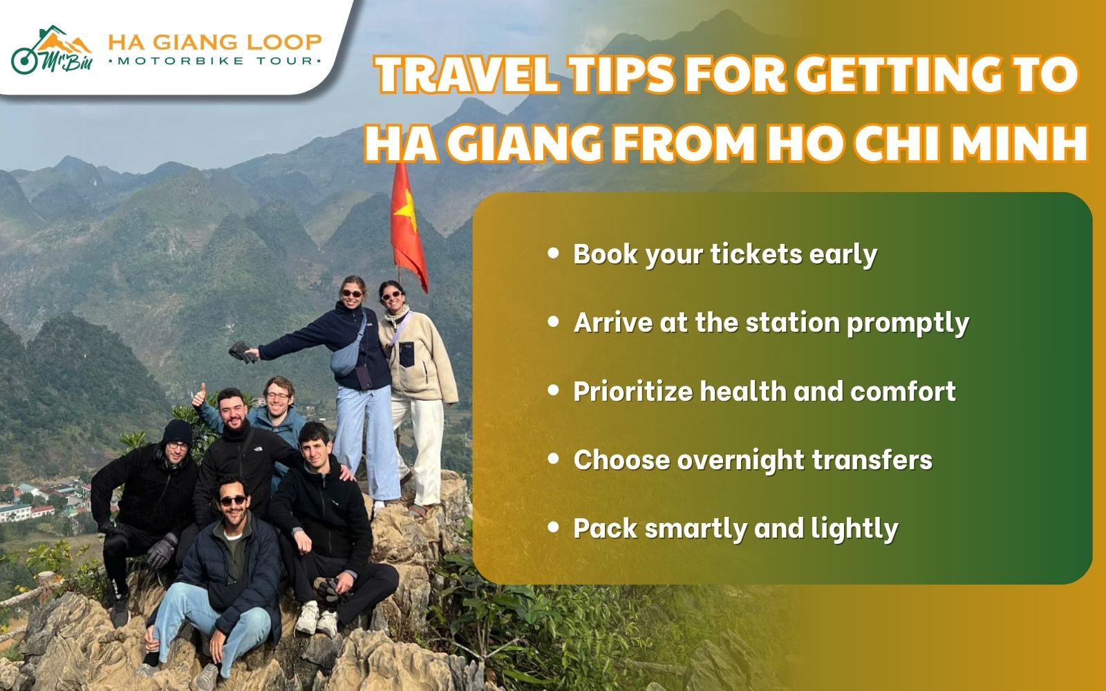 Travel tips for riding