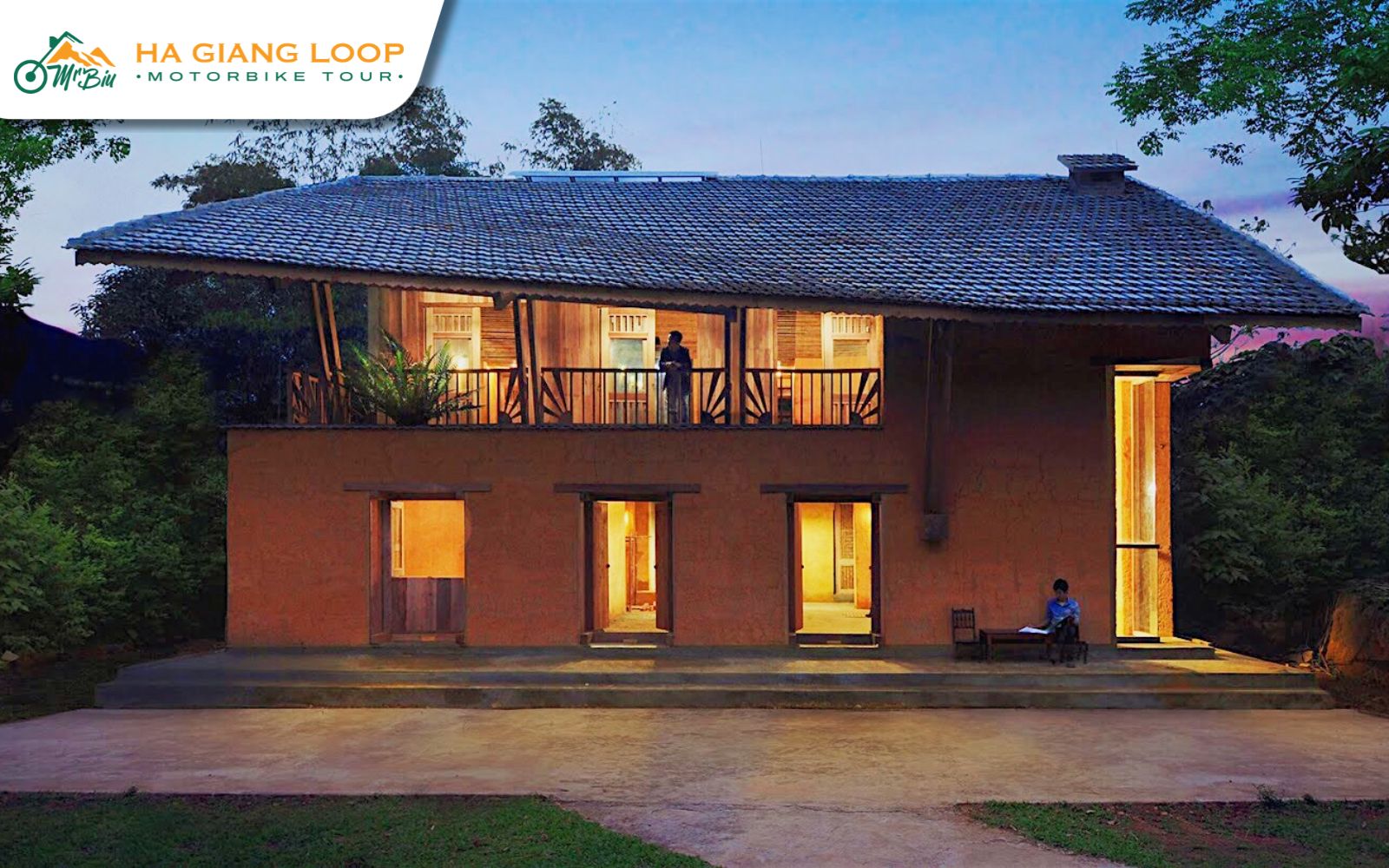 Dao ethnic village and local homestays in Ha Giang Vietnam at Nam Dam