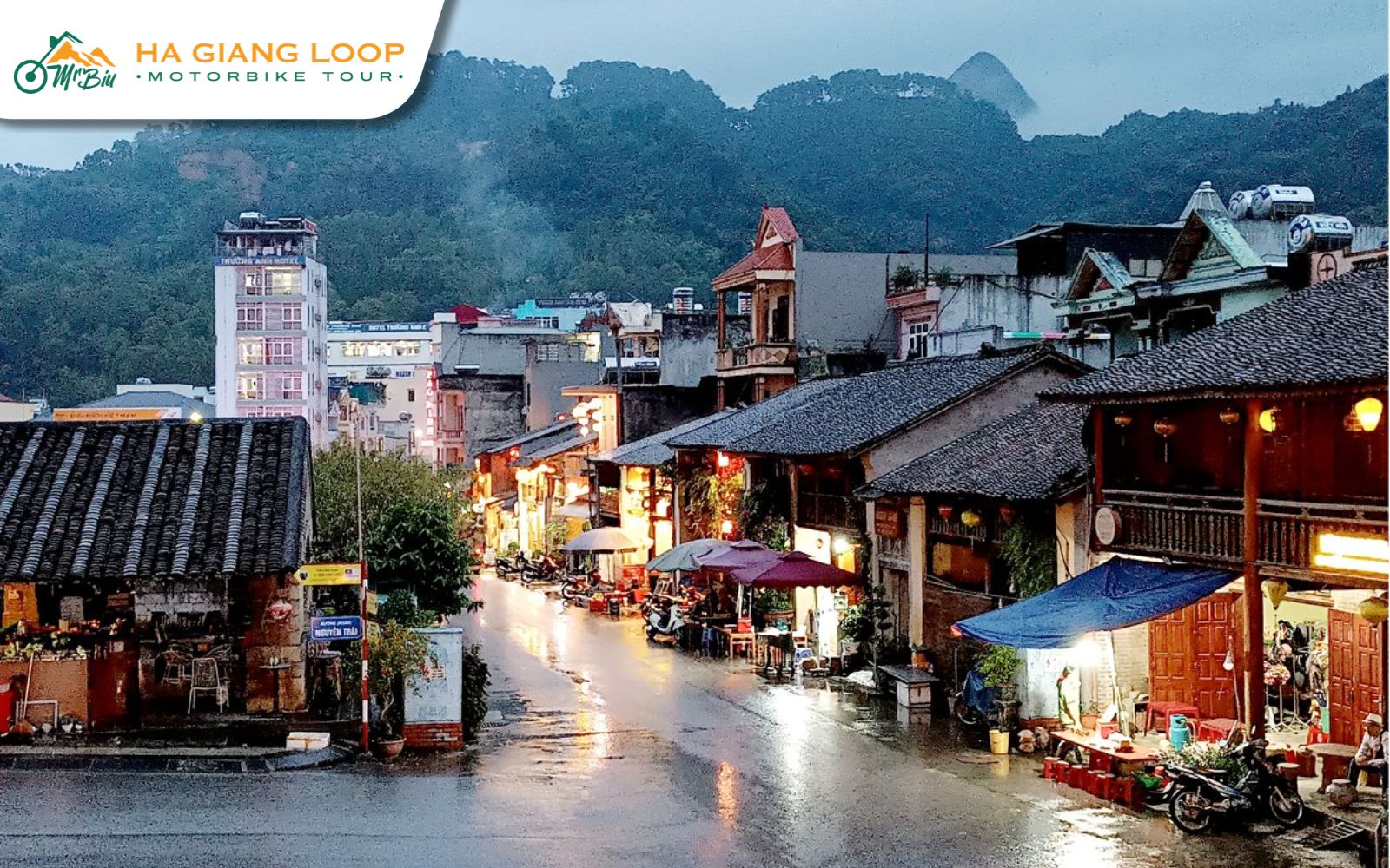 The Old Quarter creates one of the most atmospheric spots in Ha Giang loop nightlife