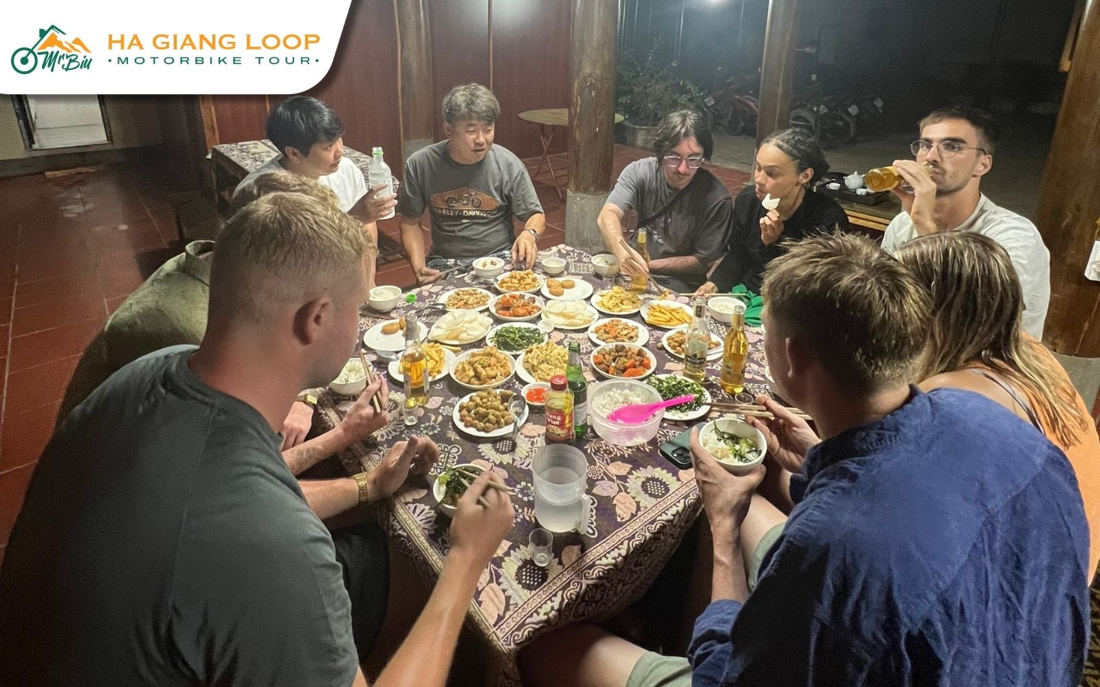 Savor warm traditional dishes while exploring the Ha Giang Loop Vietnam Autumn route