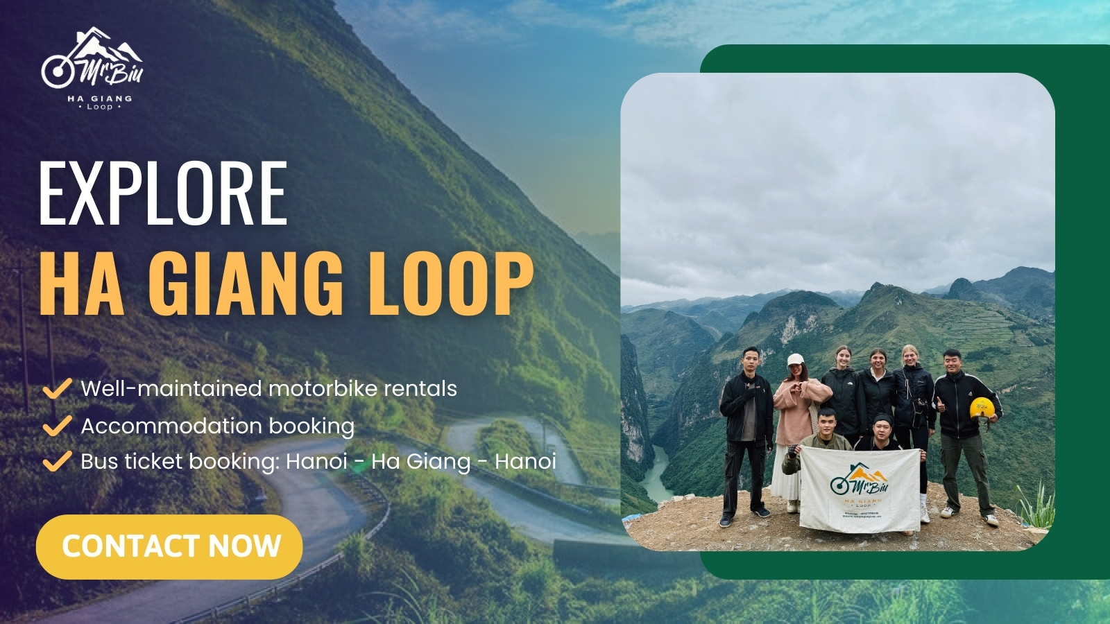Relaxed Ha Giang Loop ride with Mr. Biu handling all costs