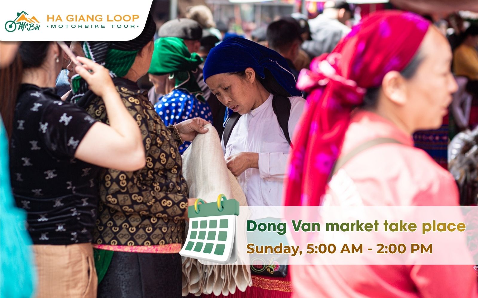When does Dong Van market take place