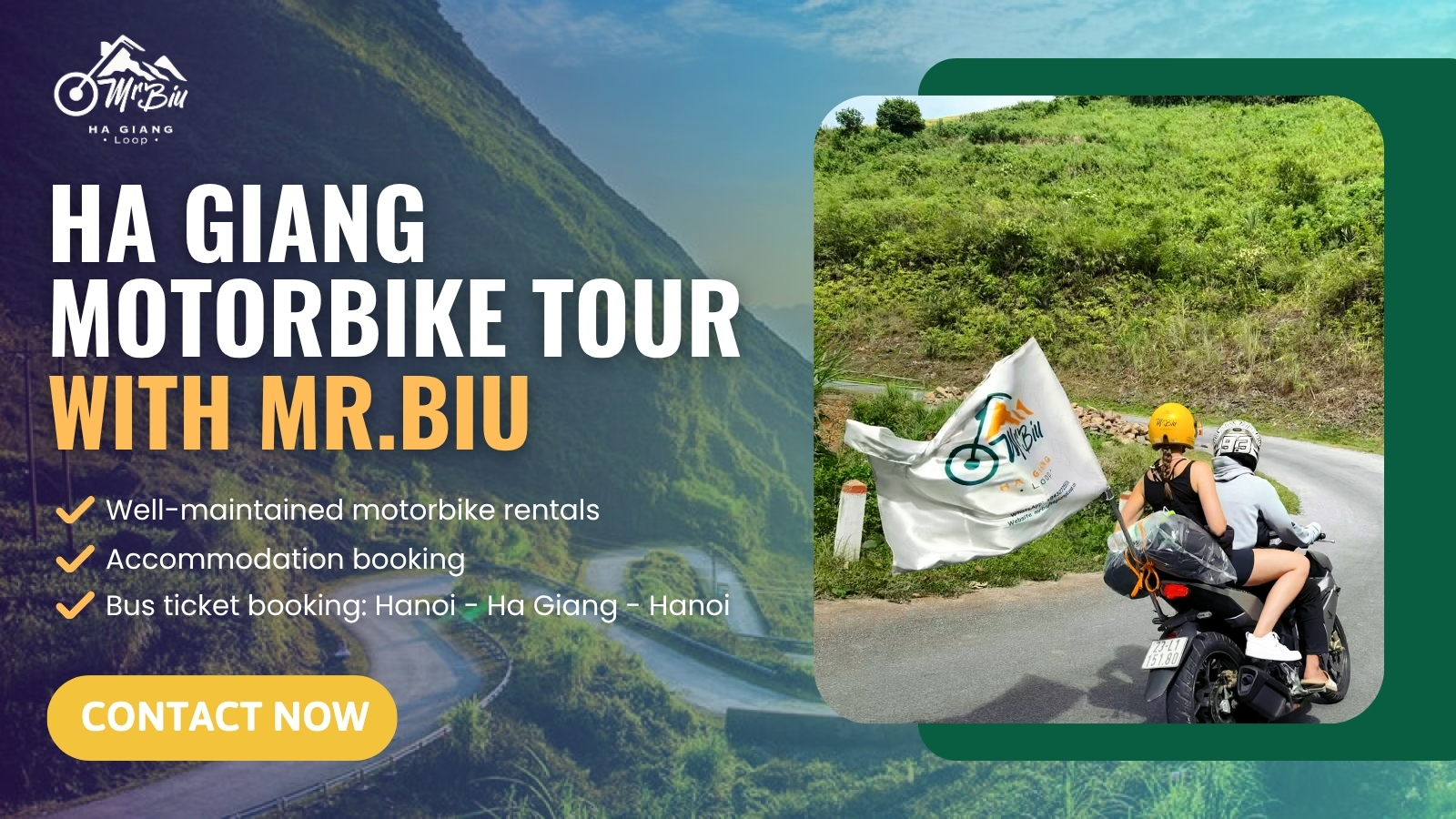 Mr.Biu Ha Giang Loop tour including stay in Thon Tha Village homestay