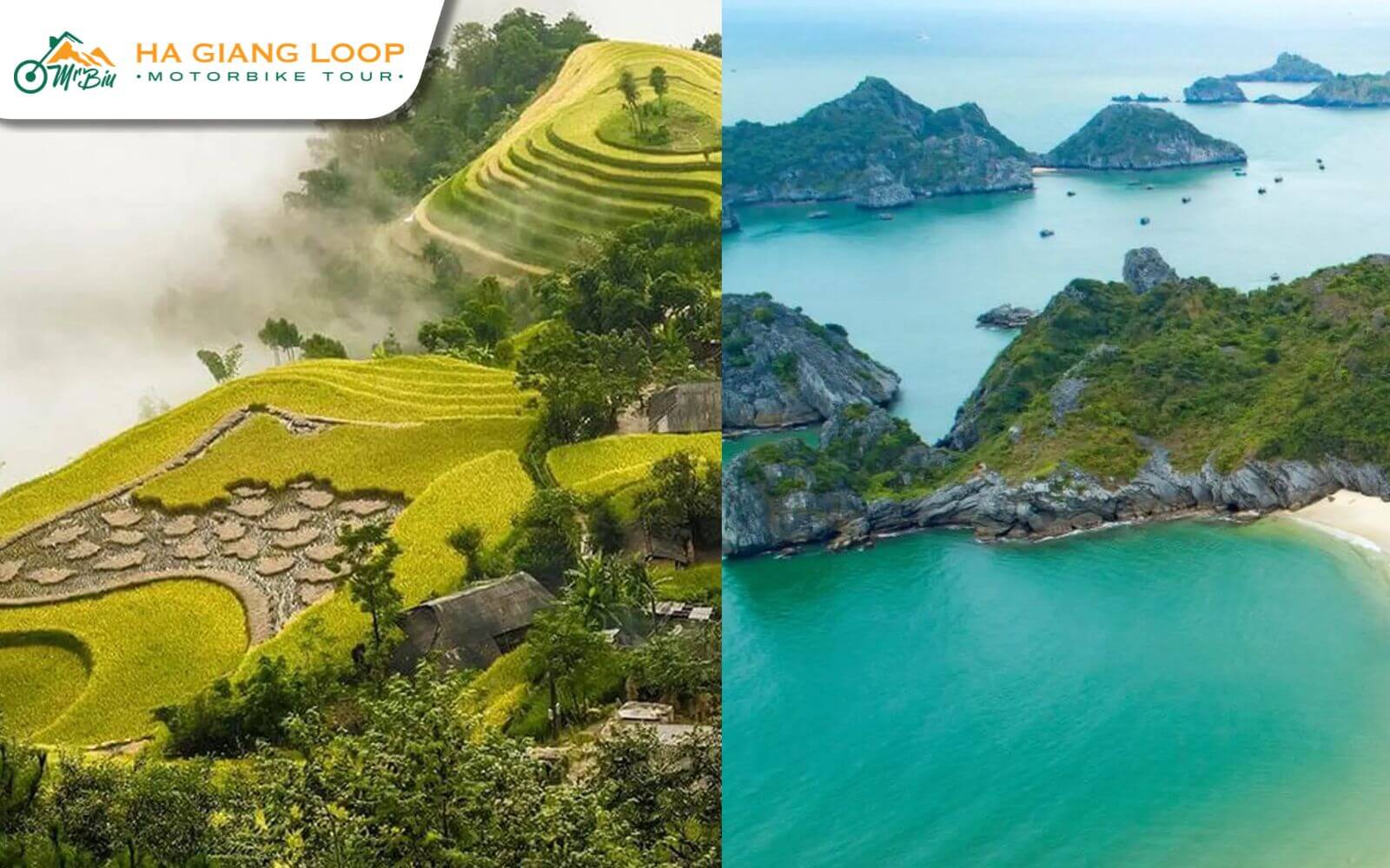 Distance and overview Cat Ba Ha Giang