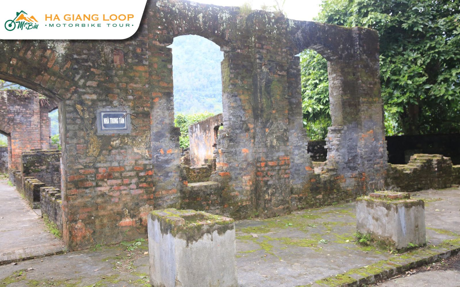A historic site once used as a French outpost, now a quiet place of remembrance